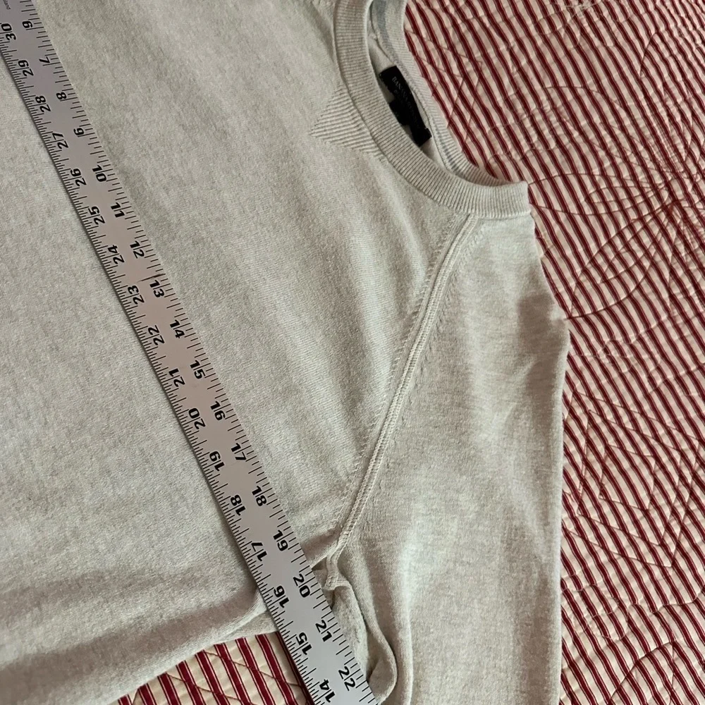 Banana Republic Men's Organic Cotton Sweater - Cream